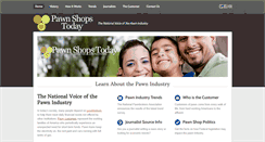 Desktop Screenshot of pawnshopstoday.com